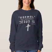 Jésus est de retour Sweatshirts pour elle (Devant)