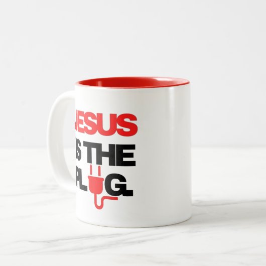 JÉSUS est la Mug Plug (Devant gauche)