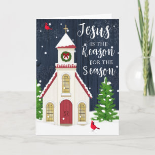 Jésus est la raison de la saison Carte de vœux