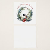 JÉSUS EST LA RAISON DE LA SAISON Citation de Noël (Devant & derrière)