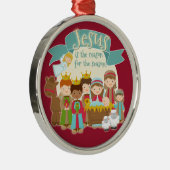 "Jésus est la raison de la saison" Ornement (Droite)