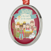 "Jésus est la raison de la saison" Ornement (Gauche)