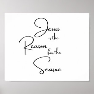 Jésus est la raison de la saison Poster
