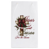 "Jésus est la raison de la saison" Sac cadeau (Dos)