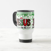 Jésus est la raison de la saison Travel Mug (Devant gauche)