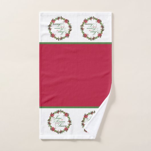 Jésus est la raison de l'ensemble de serviettes de (Serviette à main)