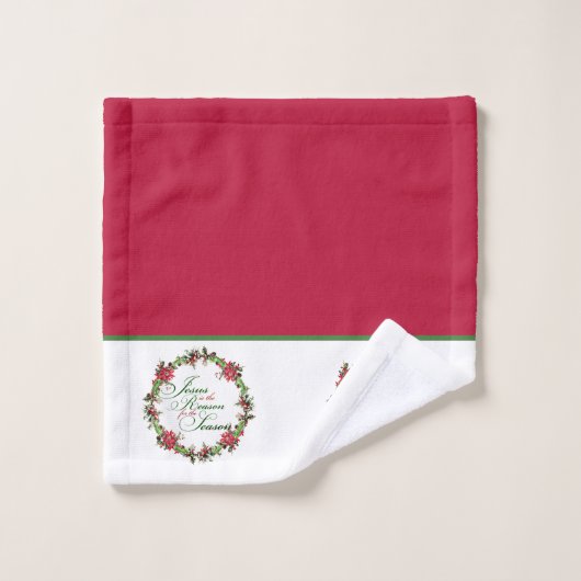 Jésus est la raison de l'ensemble de serviettes de (Gant de toilette)