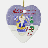 Jésus est la raison de notre saison Ornement (Droite)
