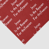 Jésus est la Raison Papier de Soie Noël (Détail)