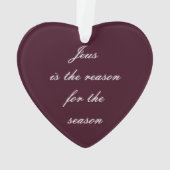 Jésus est la raison pour laquelle le vernissage de (dos)