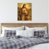 Jésus est la toile murale Shephard #3™ LDS (Insitu(Chambre))