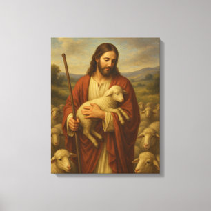 Jésus est la toile murale Shephard #5™ LDS