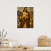 Jésus est le berger #5™ Affiche d'art mural SUD (Cuisine)