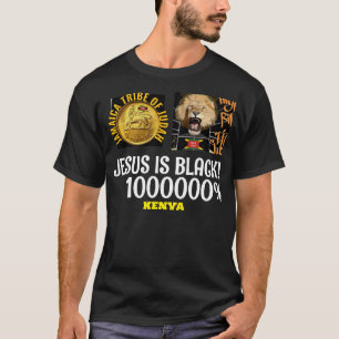 JÉSUS EST LE KENYA NOIR T-shirt noir basique