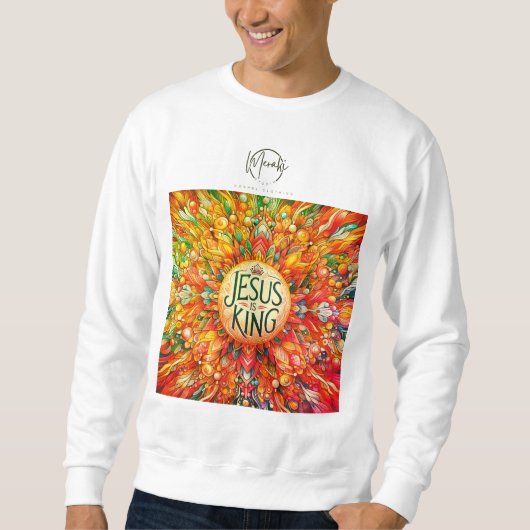Jésus est le roi sweatshirt (Devant)