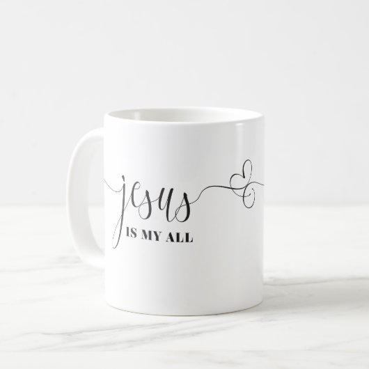 Jésus Est Ma Mug Tout Classique, 11 oz (Devant gauche)