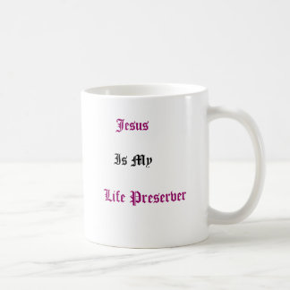 Jésus est ma tasse de conservateur de vie