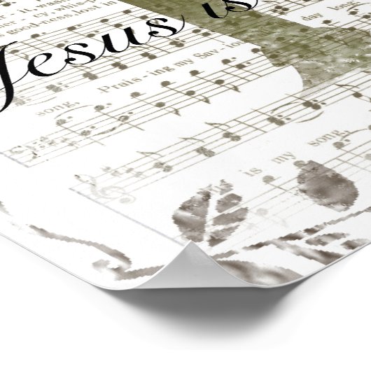 Jésus est mon affiche papillon (Coin)