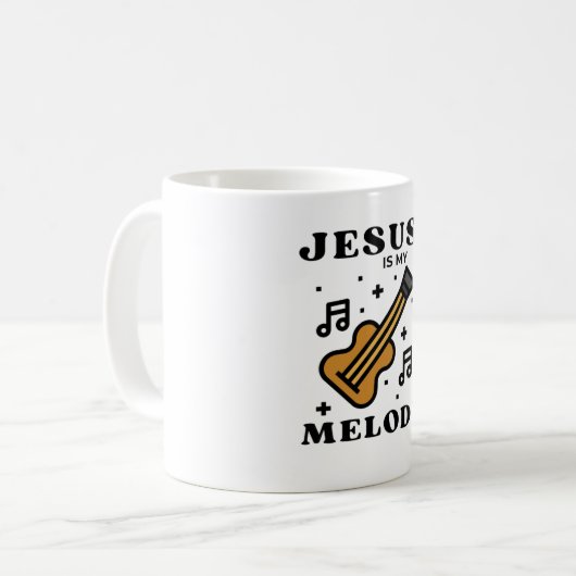 Jésus est mon Mug Mélodique (Devant gauche)