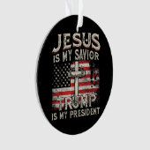 Jésus Est Mon Sauveur Trump Est Mon Président Amér (devant)