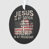 Jésus Est Mon Sauveur Trump Est Mon Président Amér (devant)