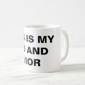 "Jésus Est Mon Seigneur Et Mon Sauveur" Mug Classi (Devant droit)