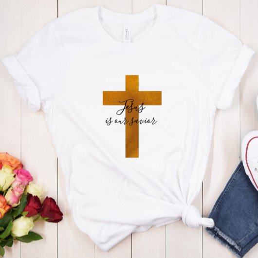 Jésus est notre Sauveur - T-shirt personnalisable