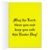 JÉSUS EST RESSUSCITÉ JOYEUSES PÂQUES (Intérieur (Droit))