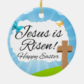 Jésus est ressuscité, ornement chrétien de Pâques (Dos)