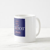 Jésus Est Sauveur Café Mug (Devant droit)