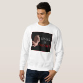 Jésus est sweatshirt contre l'avortement et (Devant entier)