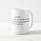 Jésus est un saint fantôme Tone deux tones tasse à (Devant droit)