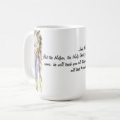 Jésus est un saint fantôme Tone deux tones tasse à (Devant gauche)