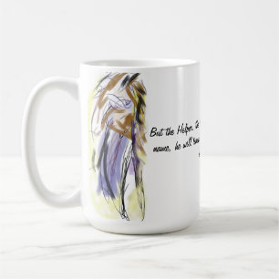 Jésus est un saint fantôme Tone deux tones tasse à