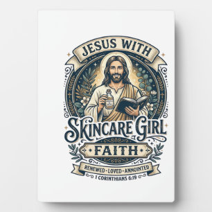 Jesus Estheetiker Huidverzorging Vintage T-shirt C Fotoplaat