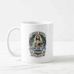 Jesus Estheetiker Huidverzorging Vintage T-shirt C Koffiemok