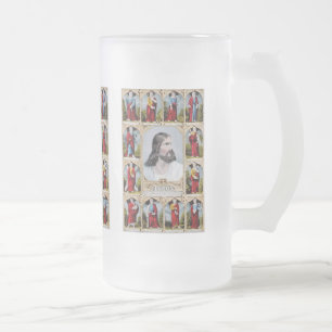 Jésus et la tasse d'apôtres