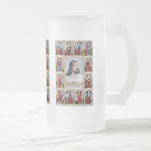 Jésus et la tasse d'apôtres (Droit)