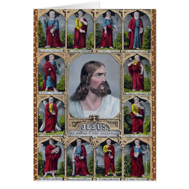 Jésus et les 12 apôtres (Devant)