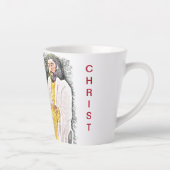 Jésus et moi avec café ou thé latte Mug (Droite)