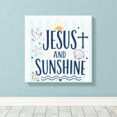 Jésus et Toile de Soleil (Insitu (Plancher de Bois))