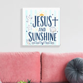 Jésus et Toile de Soleil (Insitu(Salon))