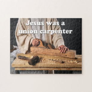 Jésus était un puzzle de charpentier des syndicats