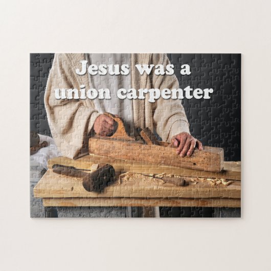 Jésus était un puzzle de charpentier des syndicats (Horizontal)