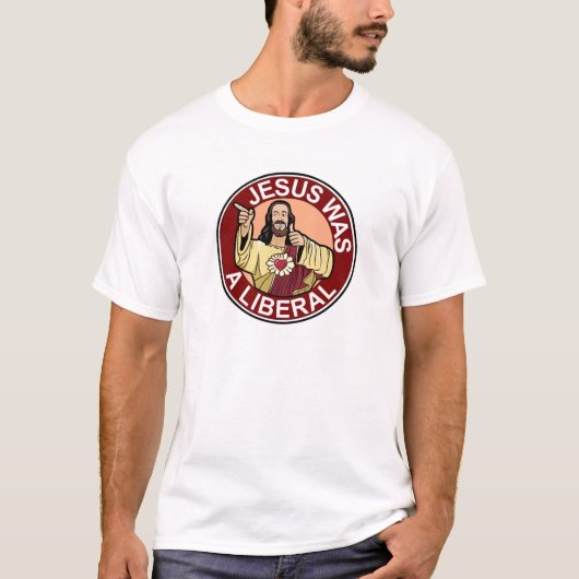 Jésus Était Un T-shirt Libéral (Devant)
