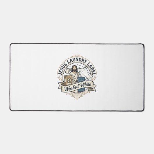 Jesus Étiquette De Linge Lavé Blanc Jesus Linge La (Recto)
