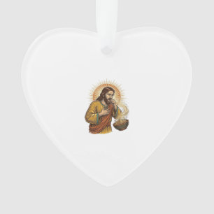 Jésus étouffé par miette de croustille tortilla sè