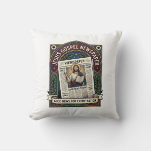 Jesus Evangelie Krant Jezus Krant Christelijk G Kussen