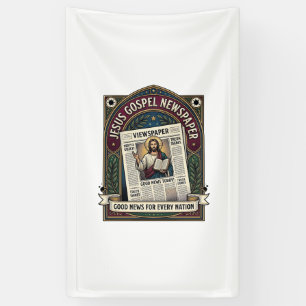Jesus Evangelie Krant Jezus Krant Christelijk G Spandoek