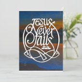 JESUS Faalt Nooit Kaart (Staand voorkant)